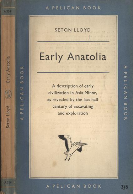 Early Anatolia - Seton Lloyd - copertina