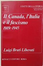 Il Canada, L'Italia E Il Fascismo