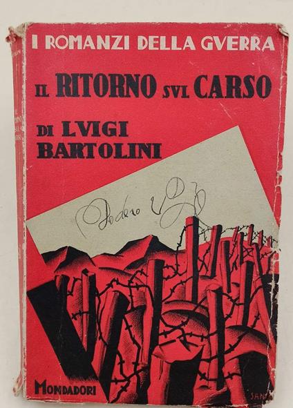 Il Ritorno Sul Carso - Luigi Bartolini - copertina