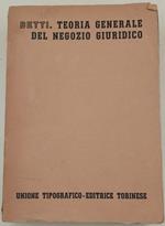 Teoria Generale Del Negozio Giuridico