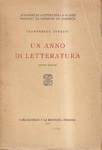 Un anno di Letteratura