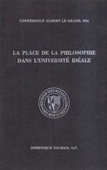 La place de la philosophie dans l'université idéale