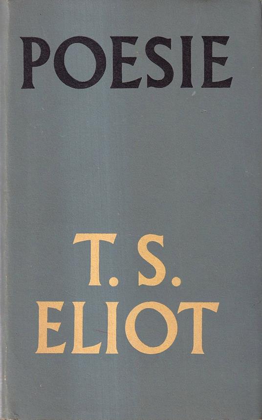 Poesie - T. S. Eliot - copertina