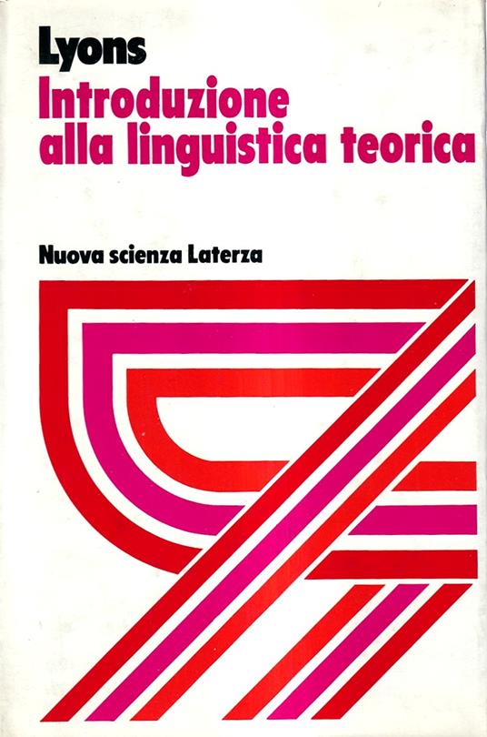 Introduzione alla linguistica teorica - John Lyons - copertina