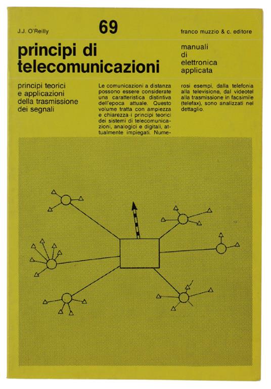 PRINCIPI DI TELECOMUNICAZIONI. Manuali di Elettronica Applicata n. 69 - copertina
