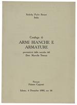 CATALOGO DI ARMI BIANCHE E ARMATURE provenienti dalla raccolta del Dott. Marcello Terenzi - Sotheby Parke Bernet Italia - Palazzo Capponi, - 1982