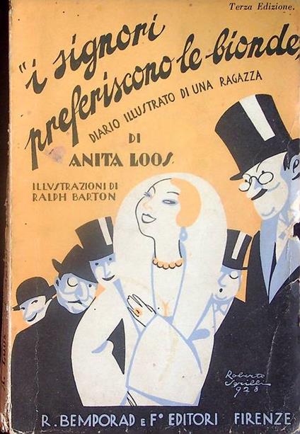 I signori preferiscono le bionde: diario illustrato di una ragazza - Anita Loos - copertina