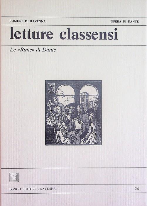 Le Rime di Dante - Michelangelo Picone - copertina