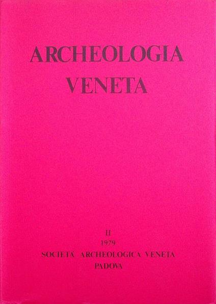 Archeologia veneta: II (1979) - copertina