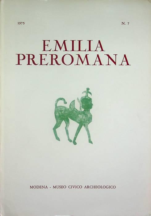 Emilia preromana: rivista di preistoria e protostoria per l'Emilia e Romagna: 7 (1971-1974) - copertina