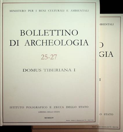 Domus Tiberiana I: gli scavi - appendice - tavole - Clemens Krause - copertina