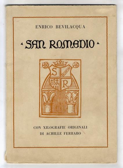 San Romedio - Enrico Bevilacqua - copertina