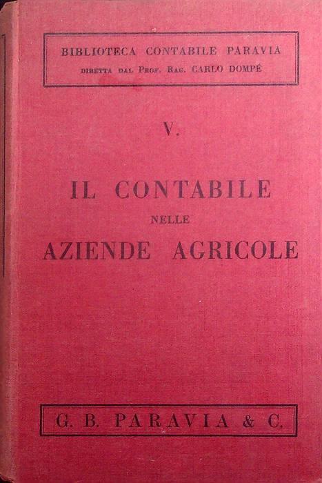 Il contabile nelle aziende agricole - copertina