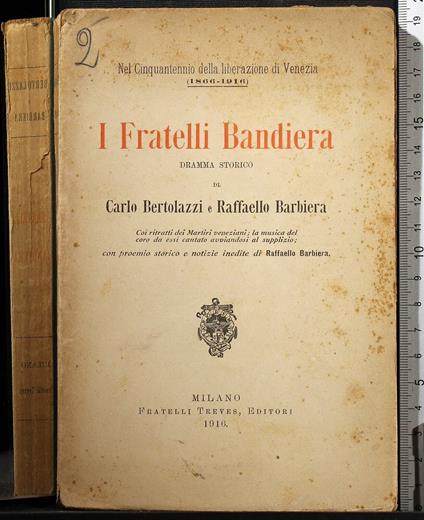 I fratelli Bandiera - Alberto Bertolazzi - copertina