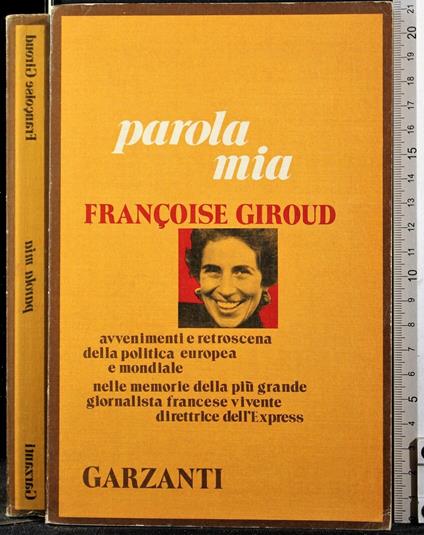 Parola mia - Françoise Giroud - copertina