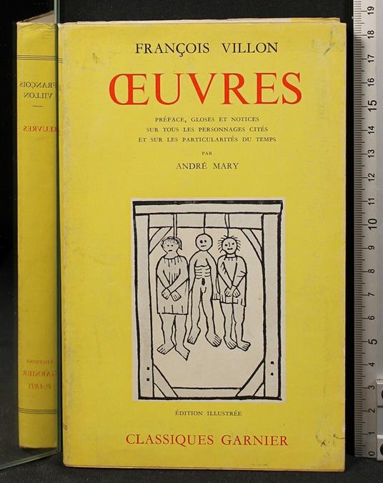 Oeuvres - François Villon - copertina