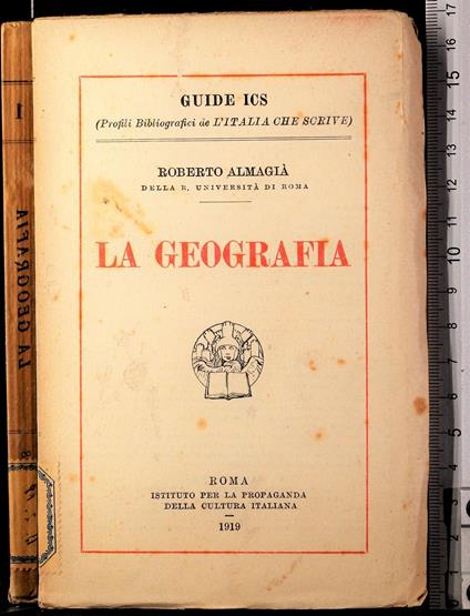 La geografia - Roberto Almagià - copertina