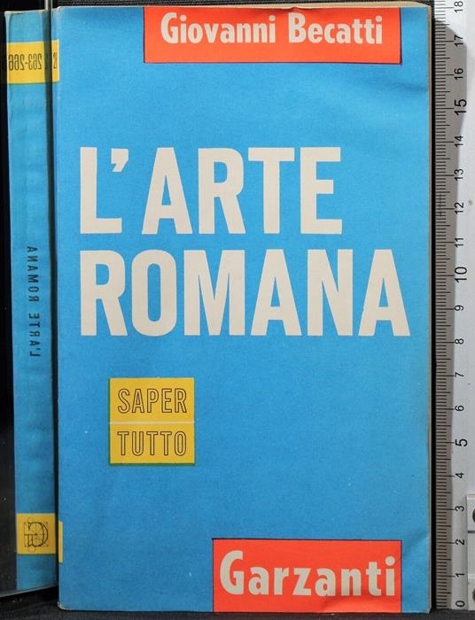 L' arte romana - Giovanni Becatti - copertina