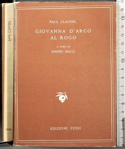 Giovanna D'Arco al rogo - Paul Claudel - copertina