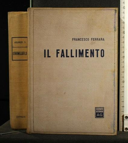 Il Fallimento - Francesco Ferrara - copertina