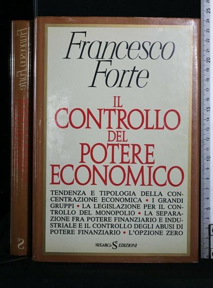 Il Controllo Del Potere Economico - Francesco Forte - copertina