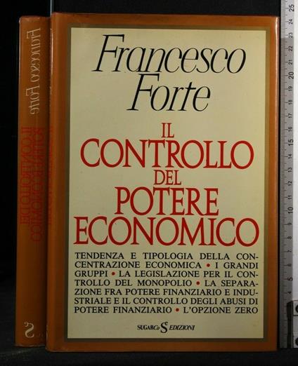 Il Controllo Del Potere Economico - Francesco Forte - copertina