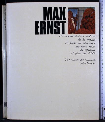 I maestri del novecento 7 Max Ernst - Giuseppe Gatt - copertina