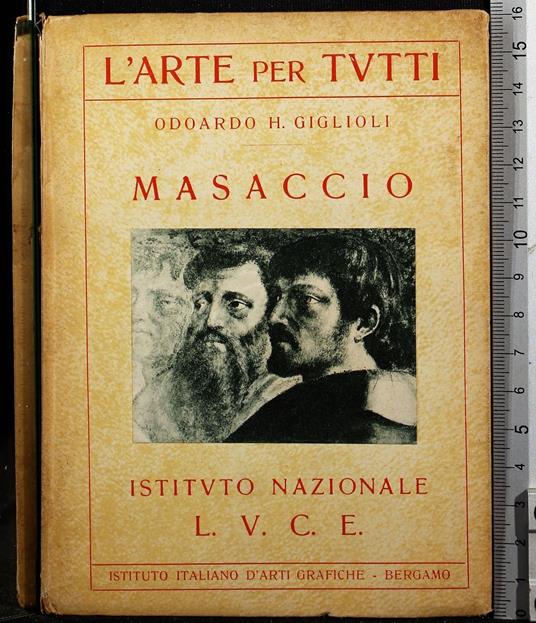 Masaccio - Odoardo Giglioli - copertina