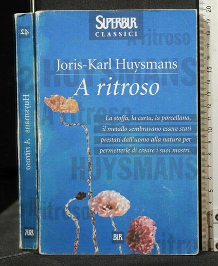 A Ritroso - Joris-Karl Huysmans - copertina