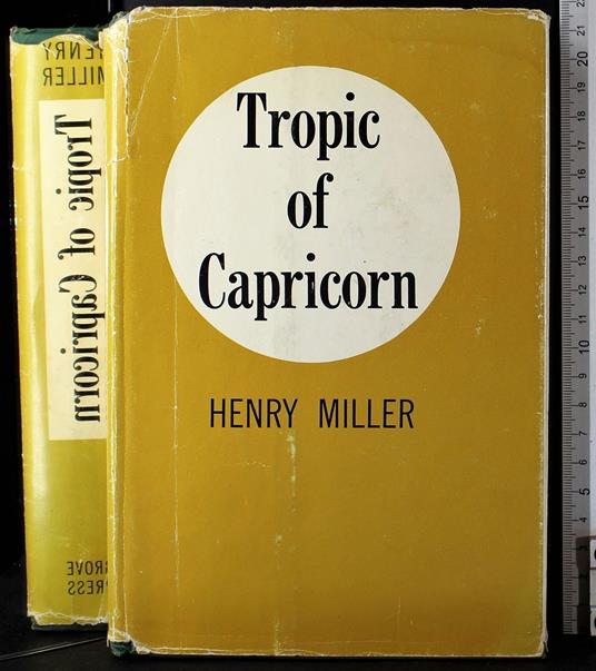 Tropic of capricorn - Henry Miller - copertina