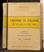 L' esame di Italiano. Vol III. Parte I. l'Ottocento