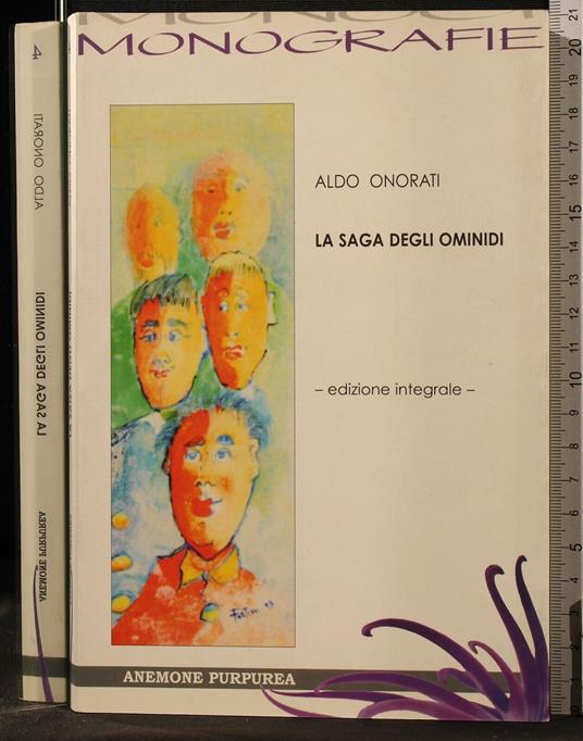 La Saga Degli Ominidi - Aldo Onorati - copertina