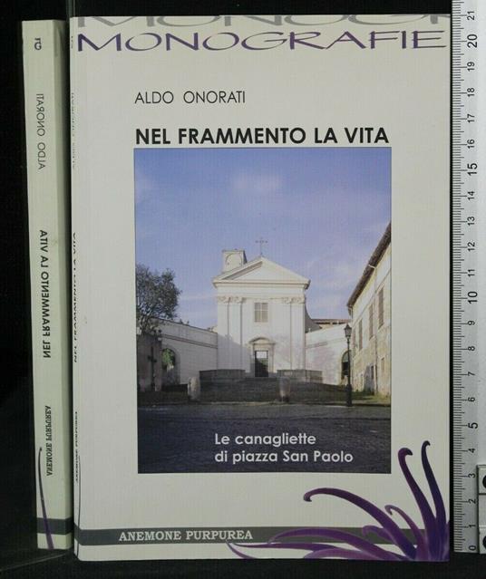 Nel Frammento La Vita - Aldo Onorati - copertina