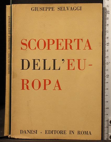 Scoperta dell'Europa - Giuseppe Selvaggi - copertina