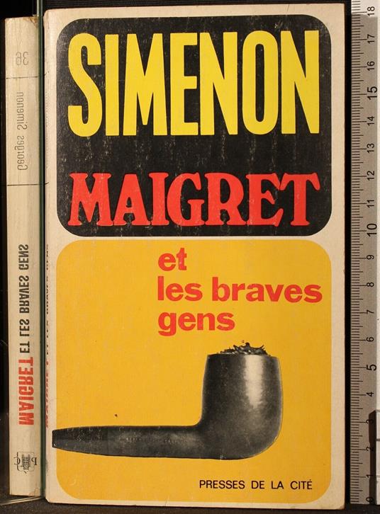 Maigret et les braves gens - Georges Simenon - copertina