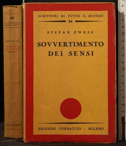 Sovvertimento Dei Sensi - Stefan Zweig - copertina