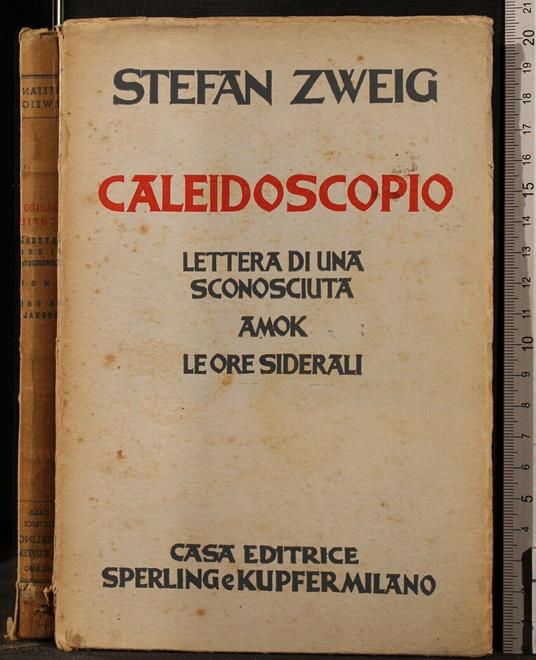 Caleidoscopio - Stefan Zweig - copertina