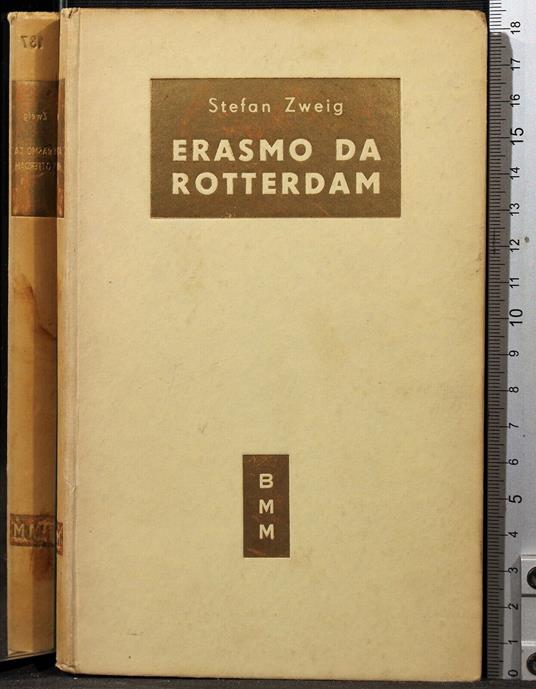 Erasmo da Rotterdam - Stefan Zweig - copertina