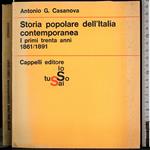 Storia popolare dell'Italia contemporanea 1861/1891