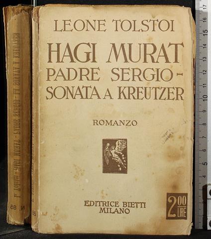 Hagi Murat Padre Sergio. La sonata a Kreutzer - Lev Tolstoj - copertina