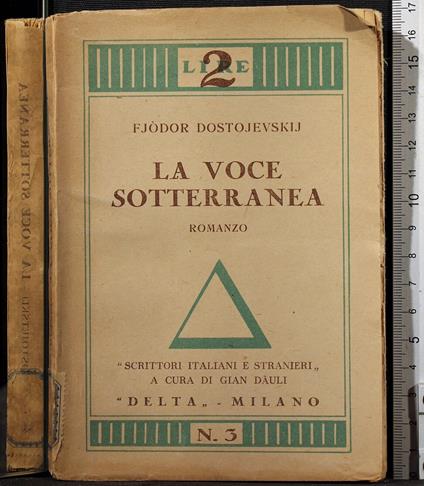 La voce sotterranea - Fëdor Dostoevskij - copertina