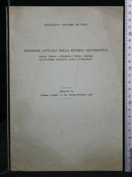 Tendenze Attuali Nella Ricerca Matematica - Francesco (Jorge Mario Bergoglio) - copertina