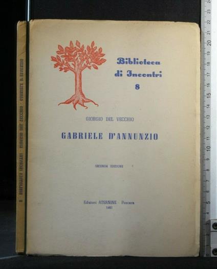 Gabriele D'Annunzio - Giorgio Del Vecchio - copertina