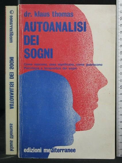 Autoanalisi Dei Sogni - Klaus Thomas - copertina