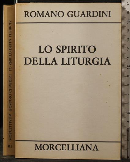 Lo Spirito Della - Romano Guardini - copertina