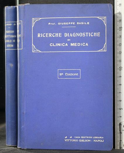 Ricerche diagnostiche di clinica medica - Giambattista Basile - copertina