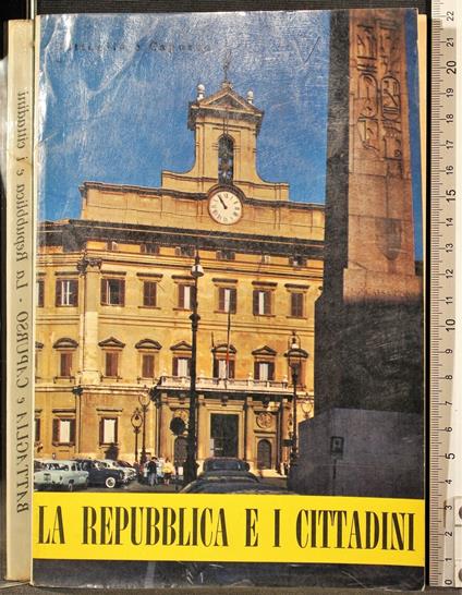 La repubblica e i cittadini - Achille Battaglia - copertina