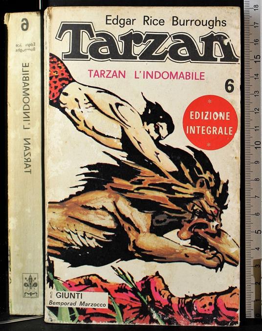 Tarzan l'indomabile - Edgar R. Burroughs - copertina