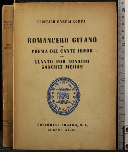 Romancero gitano - Federico García Lorca - copertina