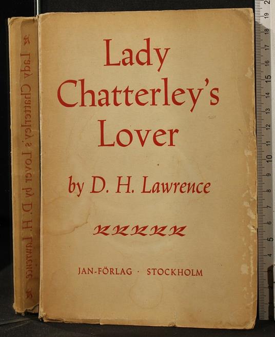 Lady Chatterley's lover - David Herbert Lawrence - copertina